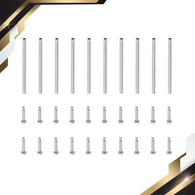 #ad #ad 18x1mm Stainless Steel Tube Friction Pins Watch Strap Pressure Bars Pin 10Set $13.19