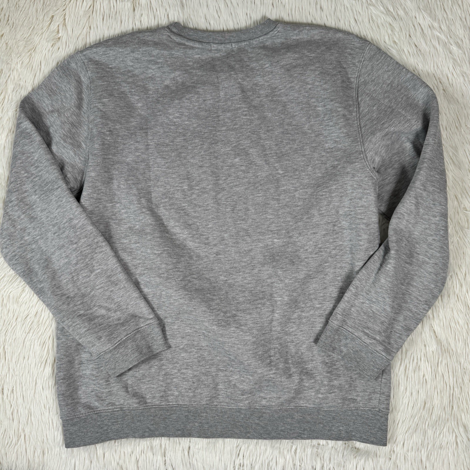 BOOHOO Gray Long Sleeve Crew Neck Graphic Sweatshirt Men's 24 US Large