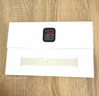 Apple Watch SE 3 44 mm Starlight Aluminium GPS mit Sportband S/M