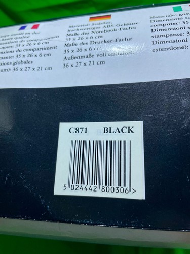 Targus HS Universal Notebook Case fits Max 35x26x6cm ~14" Notebook. Hard Shell - Picture 8 of 8