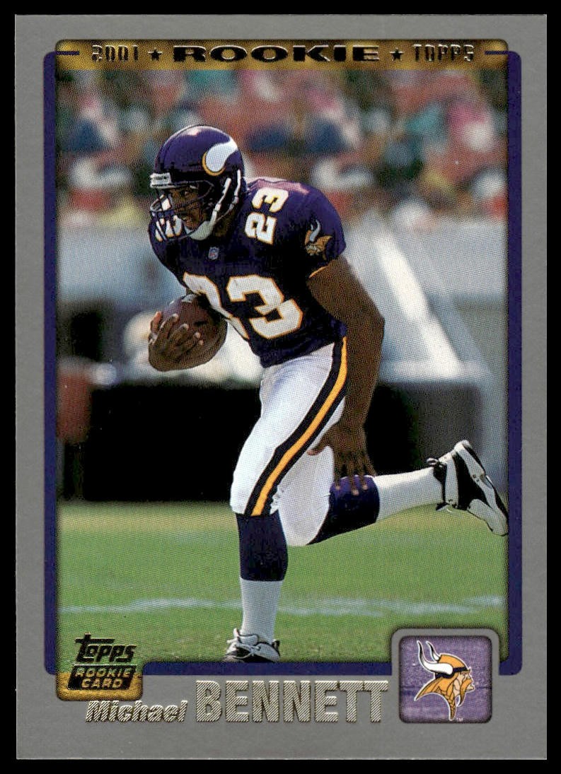 2001 Topps #384 Michael Bennett RC Minnesota Vikings NM+