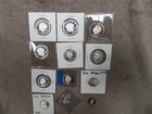 12 assorted Silver Rounds-1.5741  ounces of silver content