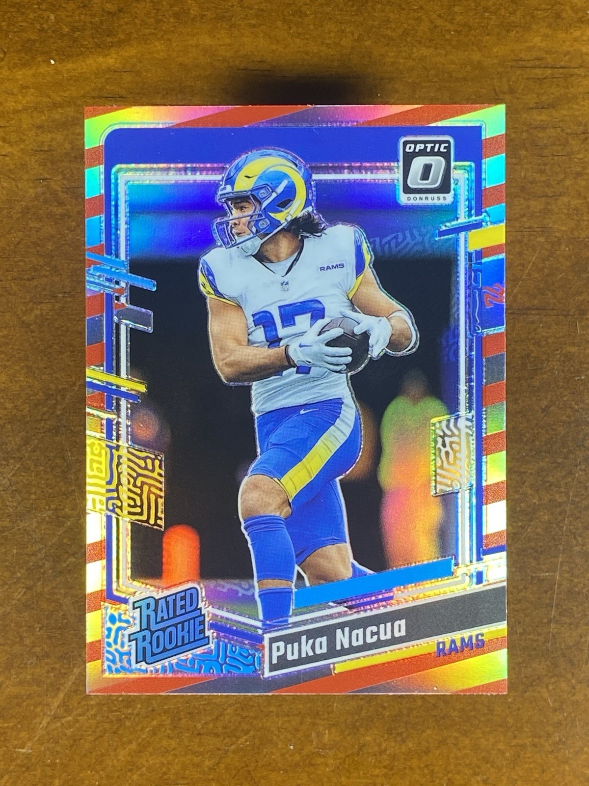 2023 Donruss Optic Puka Nacua Freedom Prizm SSP Rated Rookie RC #238 Mint🔥