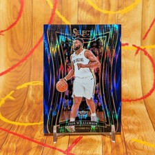 2024-25 Zion Williamson/99 Panini Select - Mezzanine #304 Blue Flash Prizm