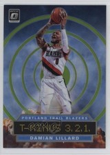 2019 Donruss Optic T-Minus 3 2 1 Lime Green Prizm 106/149 Damian Lillard #7 01u2