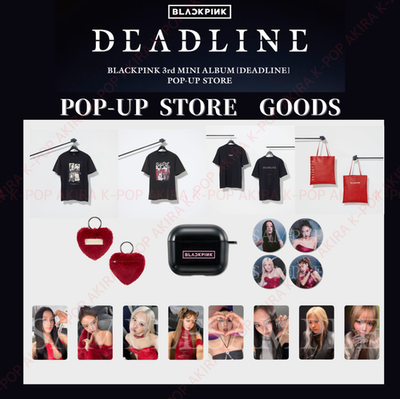 #ad BLACKPINK 3rd MINI ALBUM DEADLINE POP UP STORE GOODS OFFICIAL $22.99