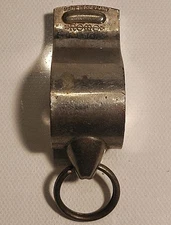 Vintage ROMO Brass Whistle Made In Germany Works