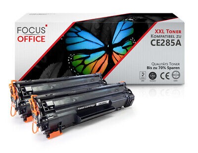2x Laser Tonerkartuschen für HP 85A Austausch Rebuild Printer -Easy Print Serie