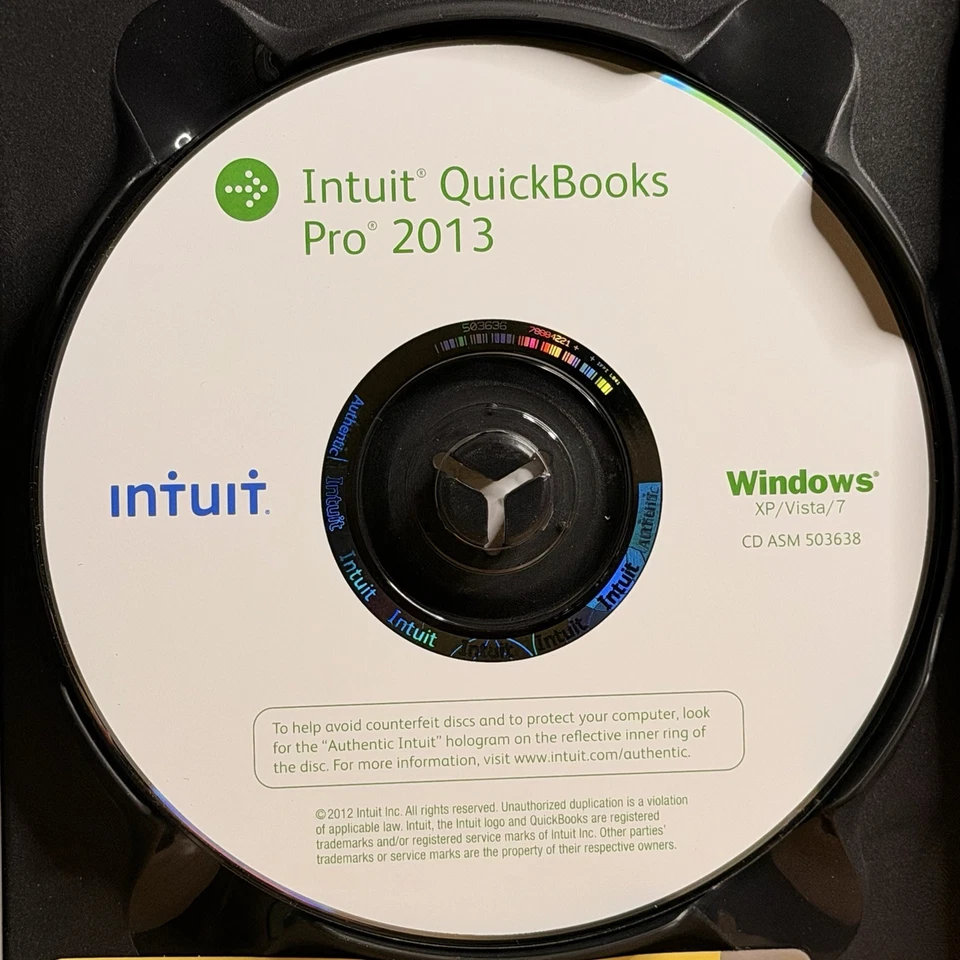 QUICKBOOKS Desktop Pro 2013 For Windows US Version Full Retail - TESTED - Image 3 of 4