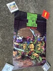 Vintage 1989 TMNT Teenage Mutant Ninja Turtles The Movie Poster Rare Red Version