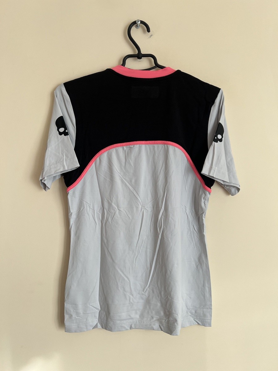HYDROGEN TENNIS Tシャツ M グレー Hydrogen Tennis Original Shirt Jersey Palm Print Skull Logo size
