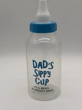 Large Plastic  Dads Sippy Cup  Bottle Novelty 12  T