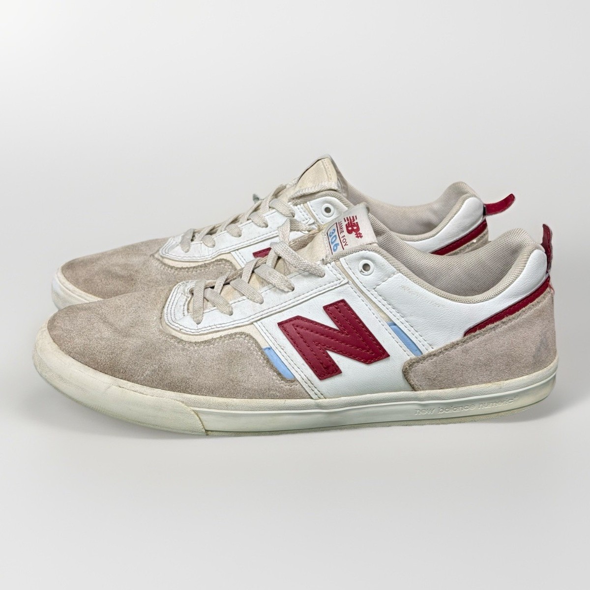 New Balance Numeric 306 Jamie Foy Pro Model Skate Shoes 13 White