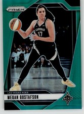 Megan Gustafson 2024 Panini Prizm WNBA Green Prizms 78 Las Vegas Aces EX