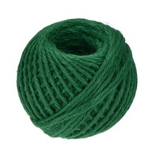 164 Feet 2.5mm Garden Twine, Jute Twine String Cords Dark Green for DIY