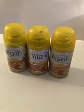 Wizard automatic spray refill 3 mango peach air fresheners fits air wick glade