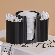 Boîte de Rangement Compacte 3 en 1 Maquillage Coton pour Tampons Écouvillons e