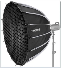 NEEWER 47.2inch/120cm Parabolic Softbox Quick Set up Quick Folding SF120Q