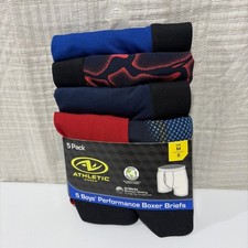 Athletic Works 5 Boy s Performance Boxer Briefs Size 8 New
