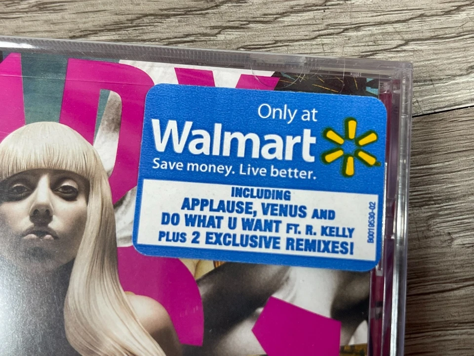 New Lady Gaga CD Artpop Walmart Edition Edited w/ 2 Exclusive Remixes SEALED - Image 2 of 4