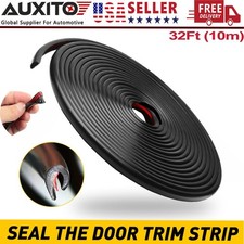 10m Car Door Edge Trim Molding Rubber Seal Strip Scratch Protector Guard Decor
