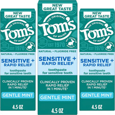 3 Pack Sensitive Teeth Toothpaste Mint 4.5 Oz...