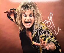OZZY OSBOURNE Signed (Black Sabbath) 8x10" Authentic REAL Autograph w/COA Cert.
