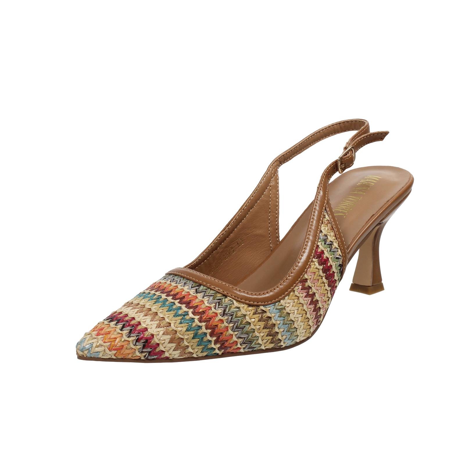 Туфли-лодочки Marina Torres spitzer mit mittlerem Absatz бежевого цвета - Größe 36 Damenschuhe