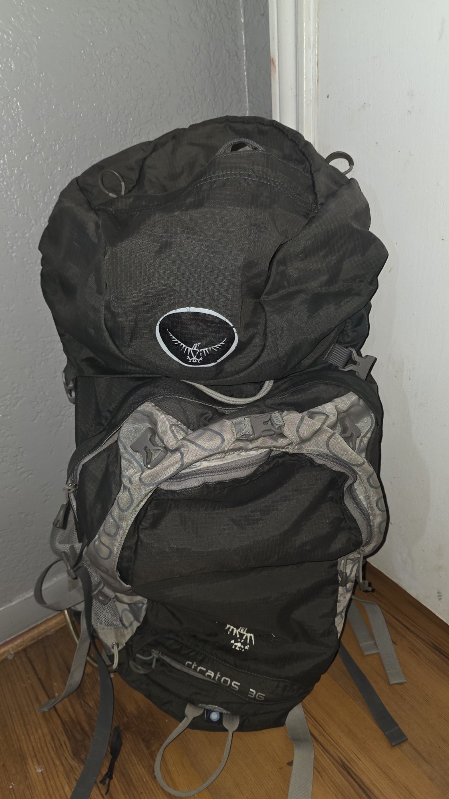 Osprey Stratos 36 Backpack Green Hiking AirSpeed Internal Fr