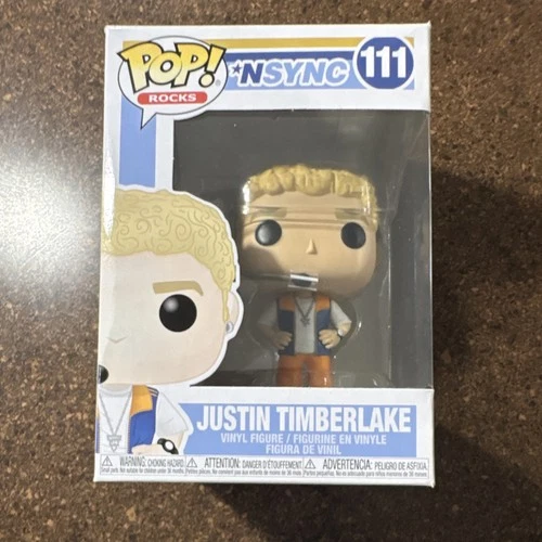 Funko Pop! Rocks *NSYNC Justin Timberlake Vinyl Figure #111 Original Unopened