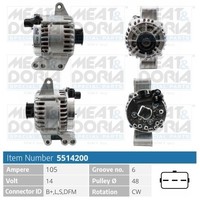 Meat & Doria Generator FüR Ford Street KA RL2 1.6 Rb_ 1.3I 1.6I Jh_ Jd_ 1.3