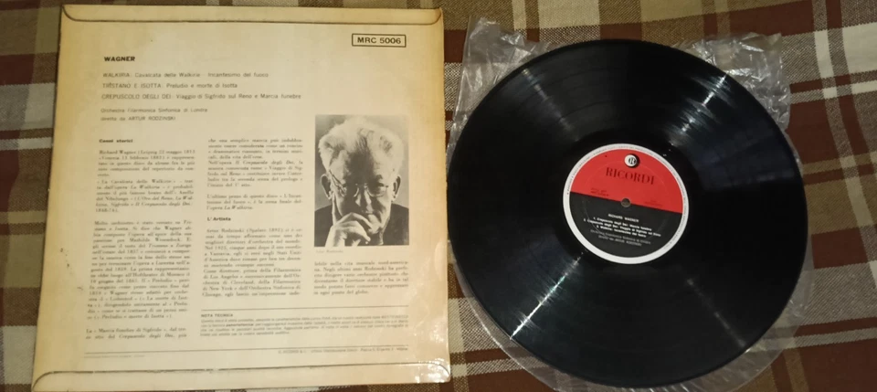 Richard Wagner Philharmonic Symphony Of London LP Ricordi Walkiria Classical - Imagen 2 de 3
