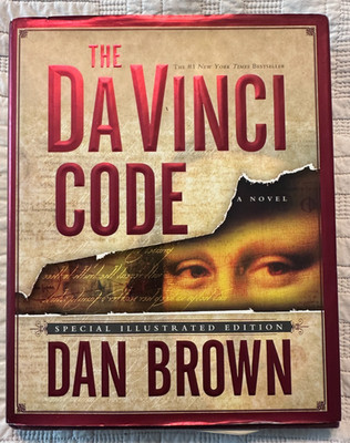 THE DAVINCHI CODE BY DAN BROWN SPECIAL ILLUSTRATED EDITION HARDCOVER