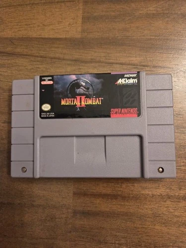 Mortal Kombat 2 II (Super Nintendo SNES) Video Game Cartridge Tested & Working