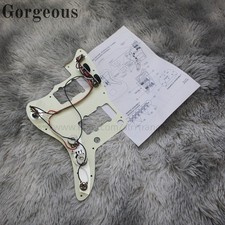 CTS AAAAA Vintage White Jazzmaster Loaded Pre-wired Pickguard Circuit Assembly