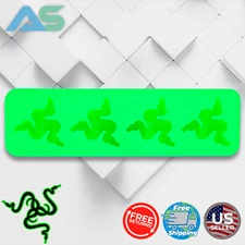 Genuine Razer Green Silicone Ice Cube Tray Gaming Brand Logo Shaped Ice Mold 🐍