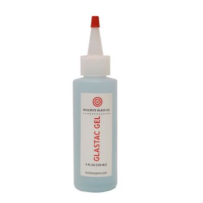 Bullseye GLASTAC GEL Fusing Glue Glass Tack 4 oz Liquid Frit Casting Adhesive