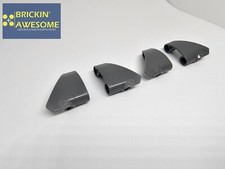 LLEGO TECHNIC 6510082 6426608 2403 2395 LEFT & RIGHT PANEL CURVED 3X3X2 NEW GREY