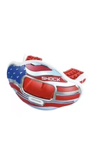 Max Airflow Shock Doctor Football Lip Guard Flag Mouthguard One Size Fits Most
