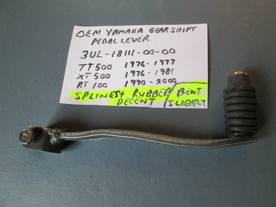 OEM YAMAHA TT500 / XT500 / RT100 palanca de pedal de cambio de marchas 3UL-18111-00-00 Foto 4 de 4