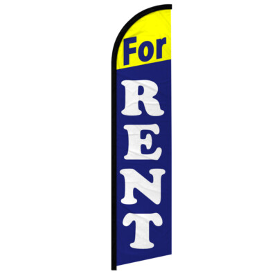 For Rent Full Curve Windless Swooper Flag Real Estate