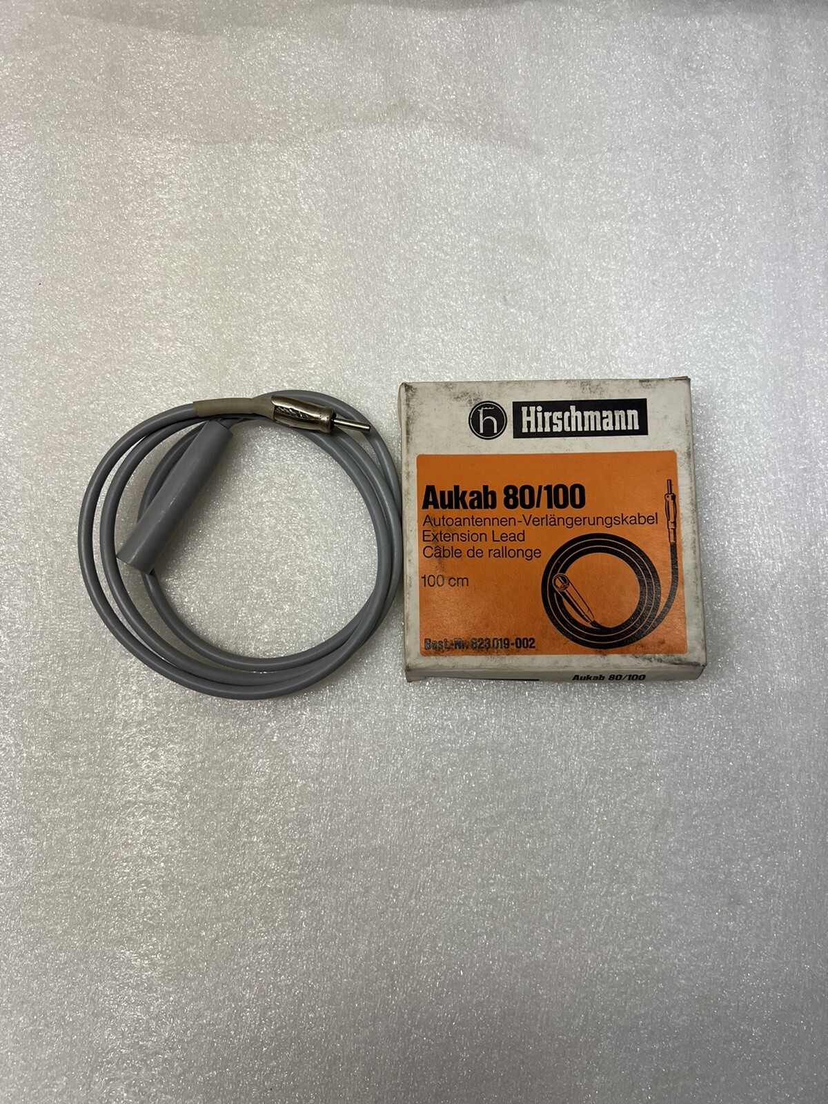 Verlängerungskabel Kabel Hirschmann Aukab 80/100 Autoantennen 100cm Oldtimer