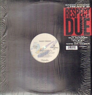 Daddy Freddy Respect Due / Now or Never Vinyl Single 12inch Chrysalis Records