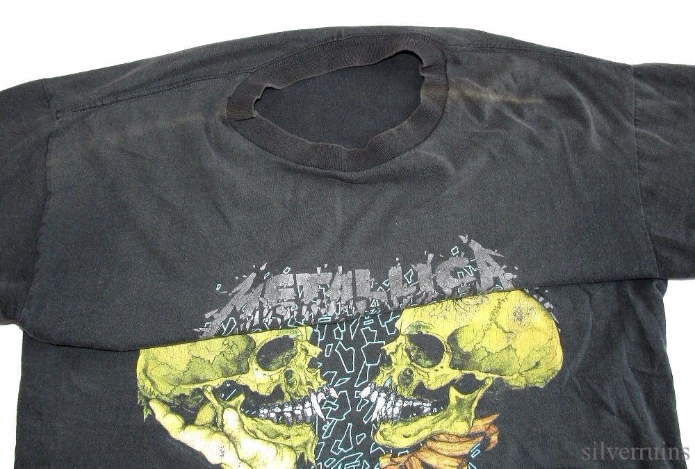 Metallica Vintage T Shirt 1992 Tour Concert 90's Pushead Sad But