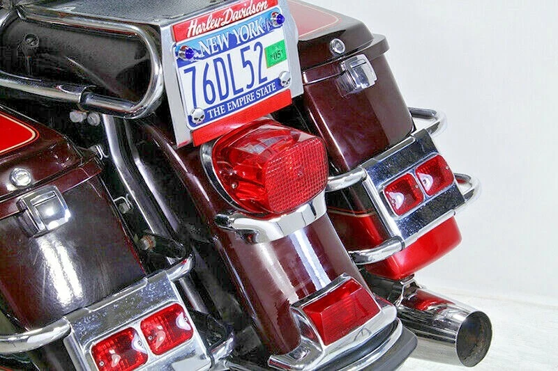 Harley Chrome Billet Blinker 杆消除器 FLHR FLT 1991 - 2008 V-Twin 31-1235 X8 — 第 4/4 张图片