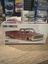 Chevrolet Silverado Dually On Fire V1 Kaido House 1/64 Diecast Mini Gt Khmg127