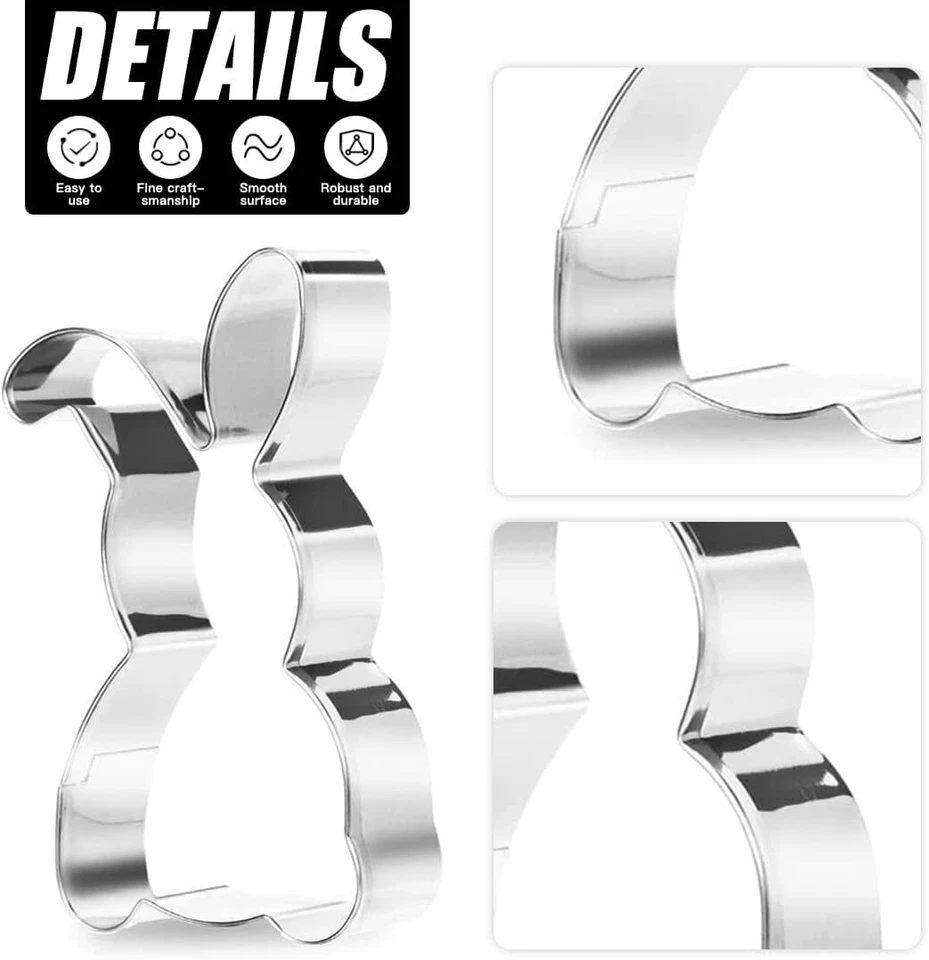 Osterhasen Ausstecher Ausstechformen Ostern 11 Stück Ausstechform Osterhase Oste - Bild 3 von 4