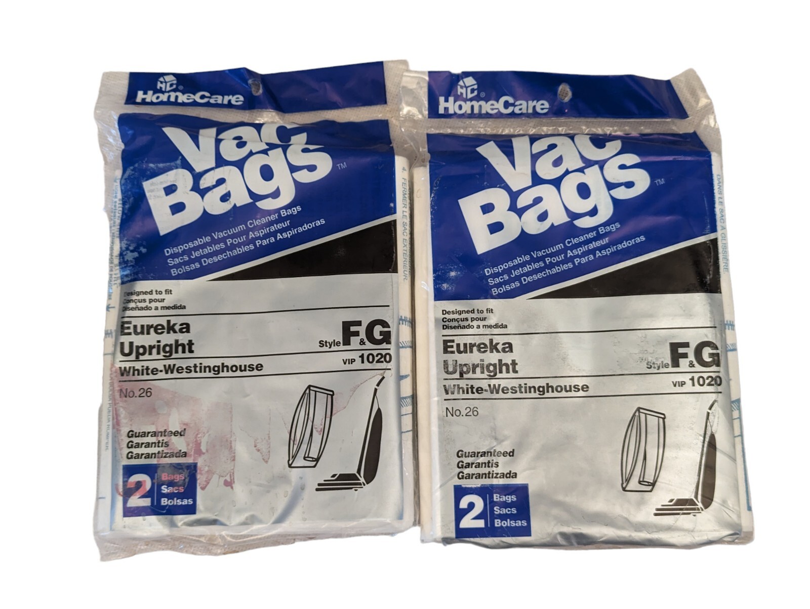 New Eureka F & G Vacuum Bags 4 Pack Homecare eBay