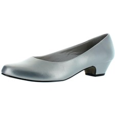 easy street silver pumps