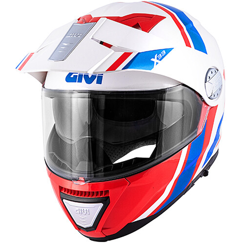 Casco Modulare GIVI X.33 Canyon Bianco / Rosso / Blu HX33FDVWR | eBay